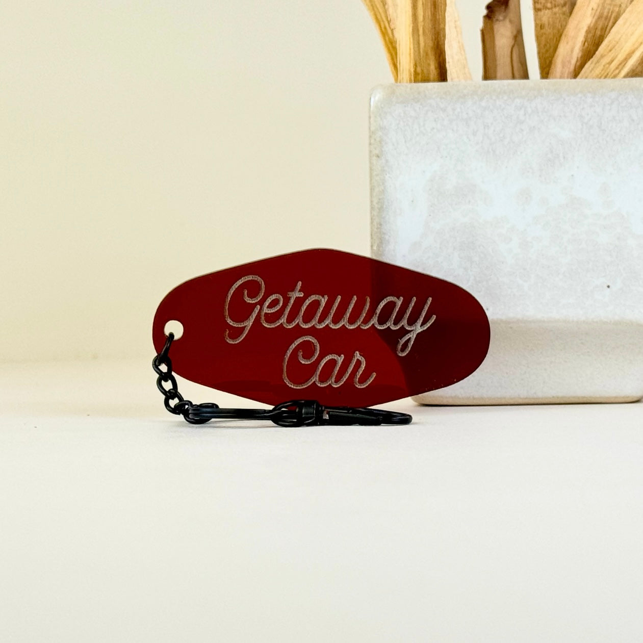 Getaway Car Hotel Keychain
