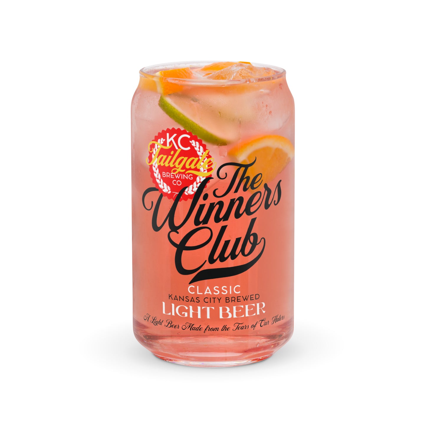 The Winners Club Glass