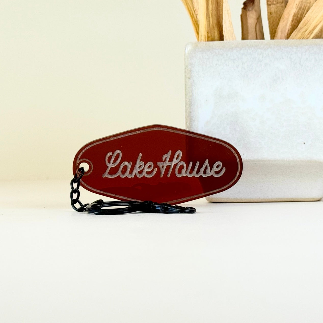 Lake House Hotel Keychain