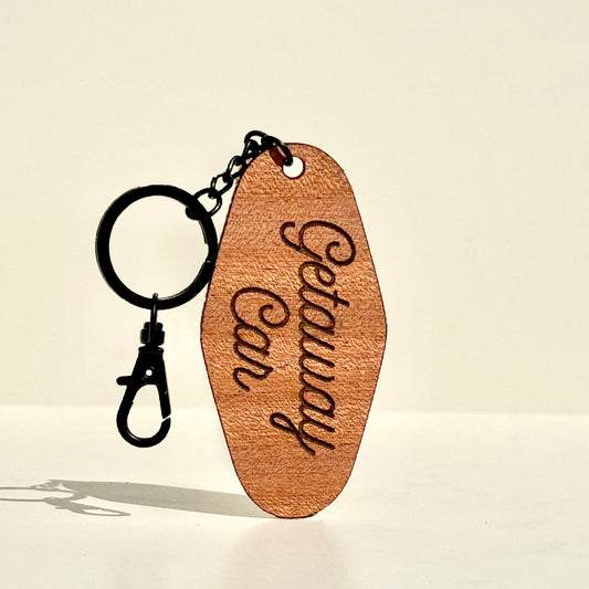 Getaway Car Hotel Keychain