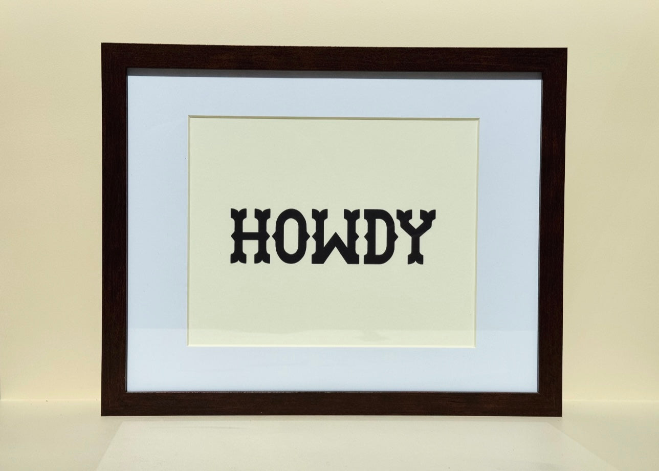 Howdy Print