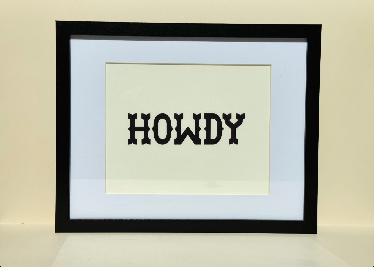 Howdy Print