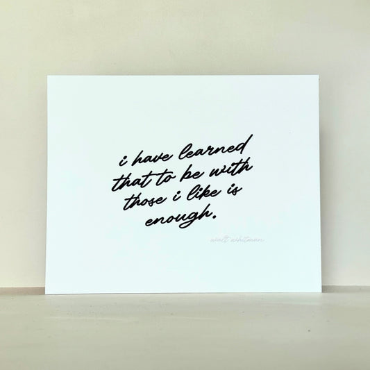 Walt Whitman Print