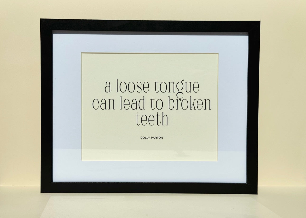 Broken Teeth Print