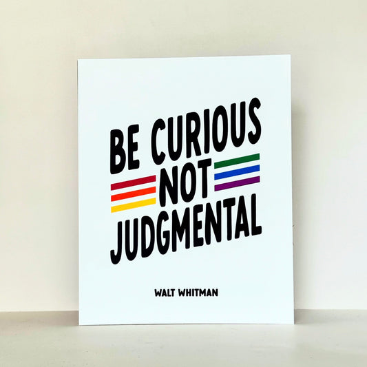 Be Curious Print