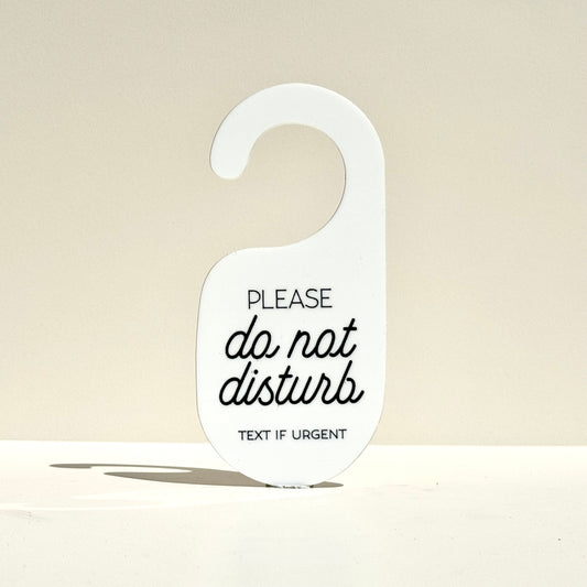 Do Not Disturb Door Hanger