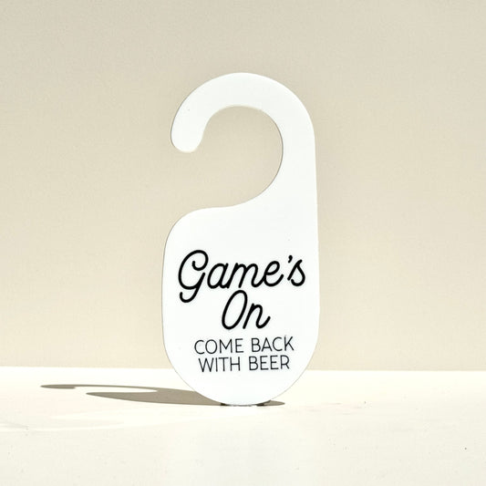 Games On Door Hanger