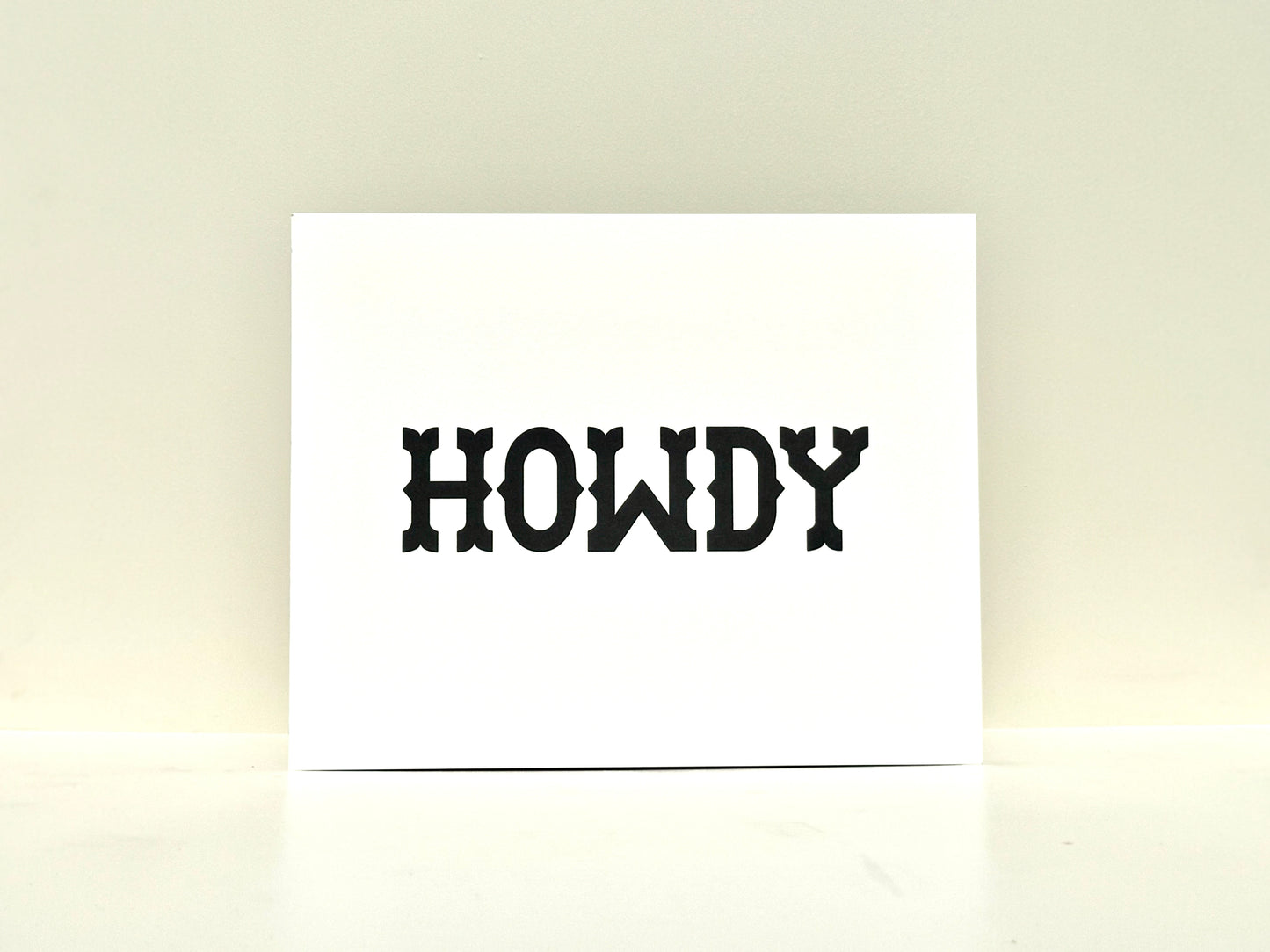 Howdy Print