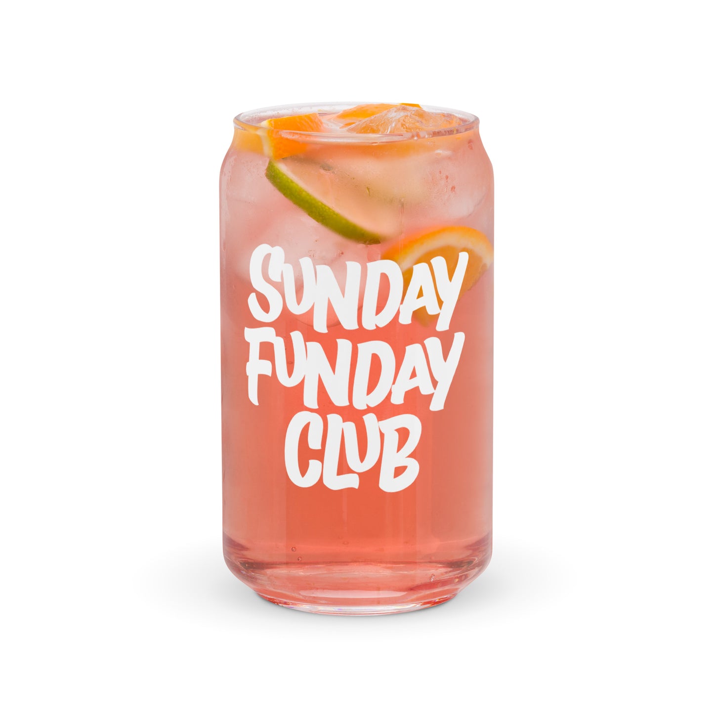 Sunday Funday Club Glass